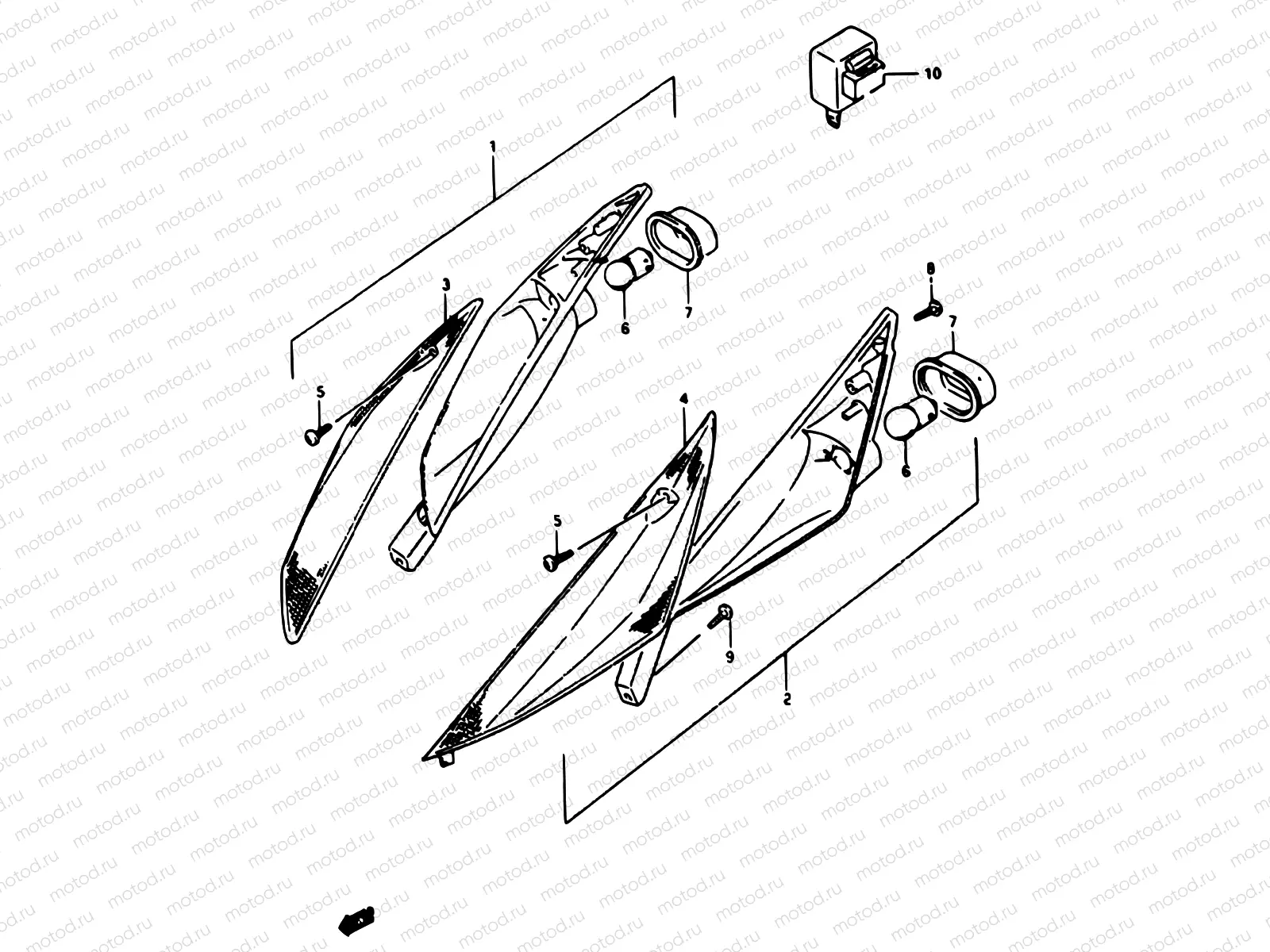 20 - FRONT TURN LAMP (P04,P29,P34,53)