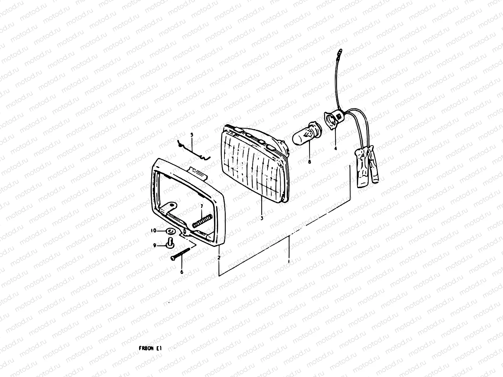 20 - HEADLAMP (FR80N)