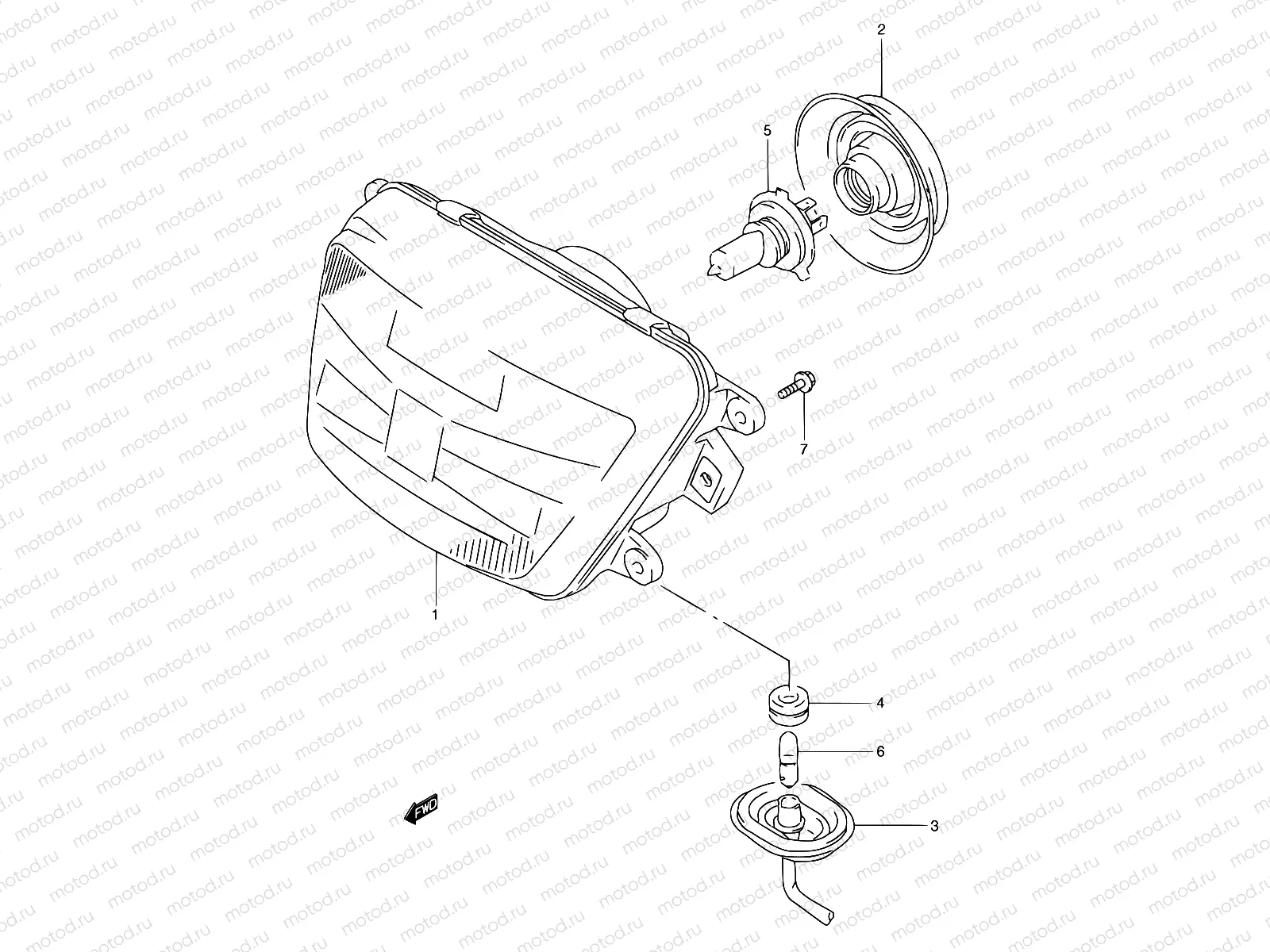 20 - HEADLAMP (MODEL M/N/P/R)