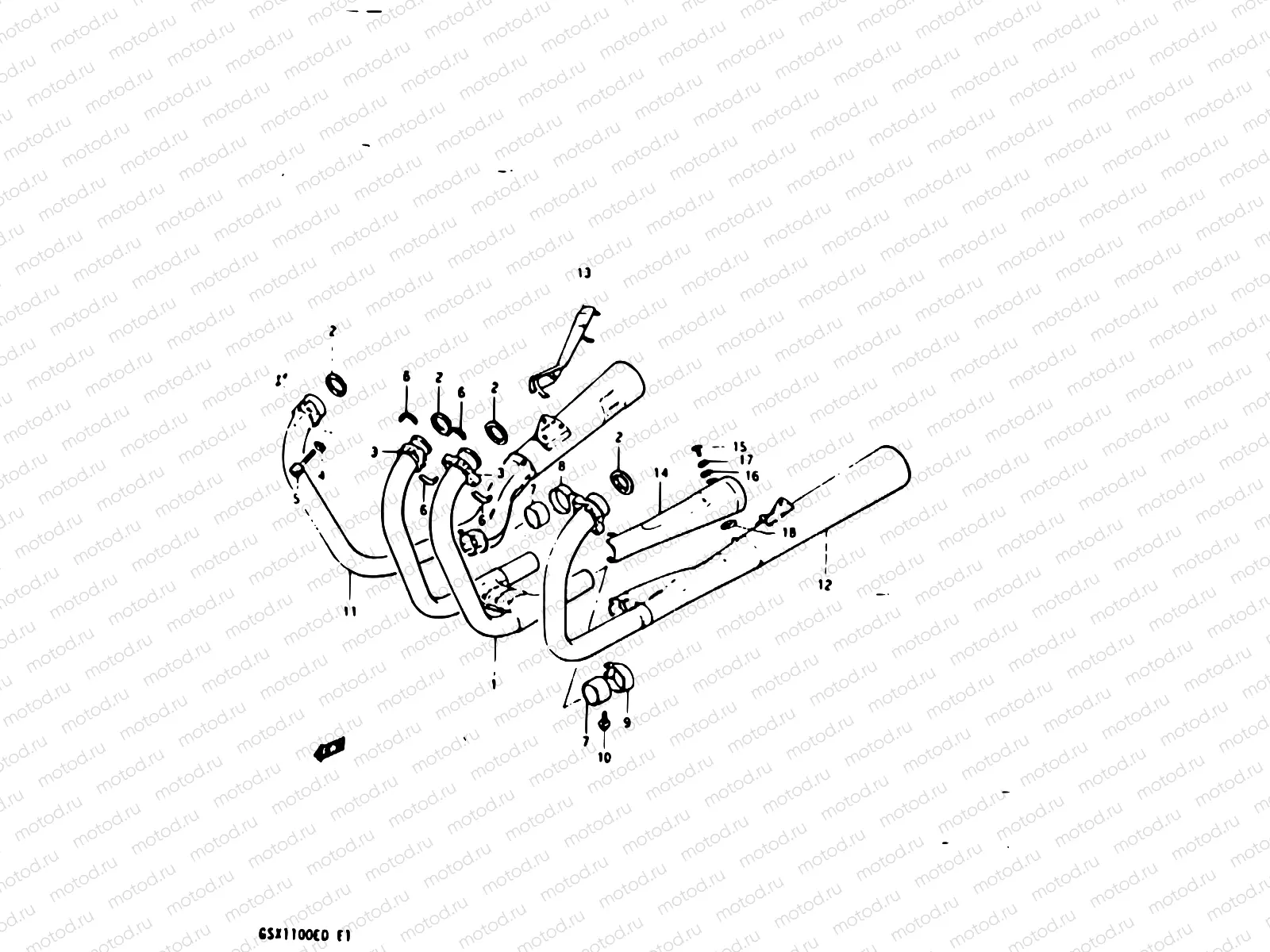 20 - MUFFLER (MODEL Z)