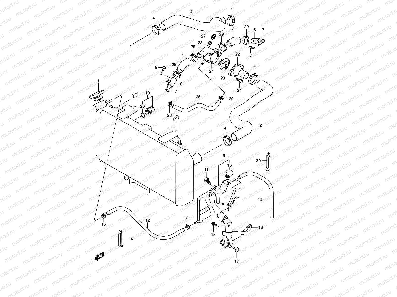 20 - RADIATOR HOSE