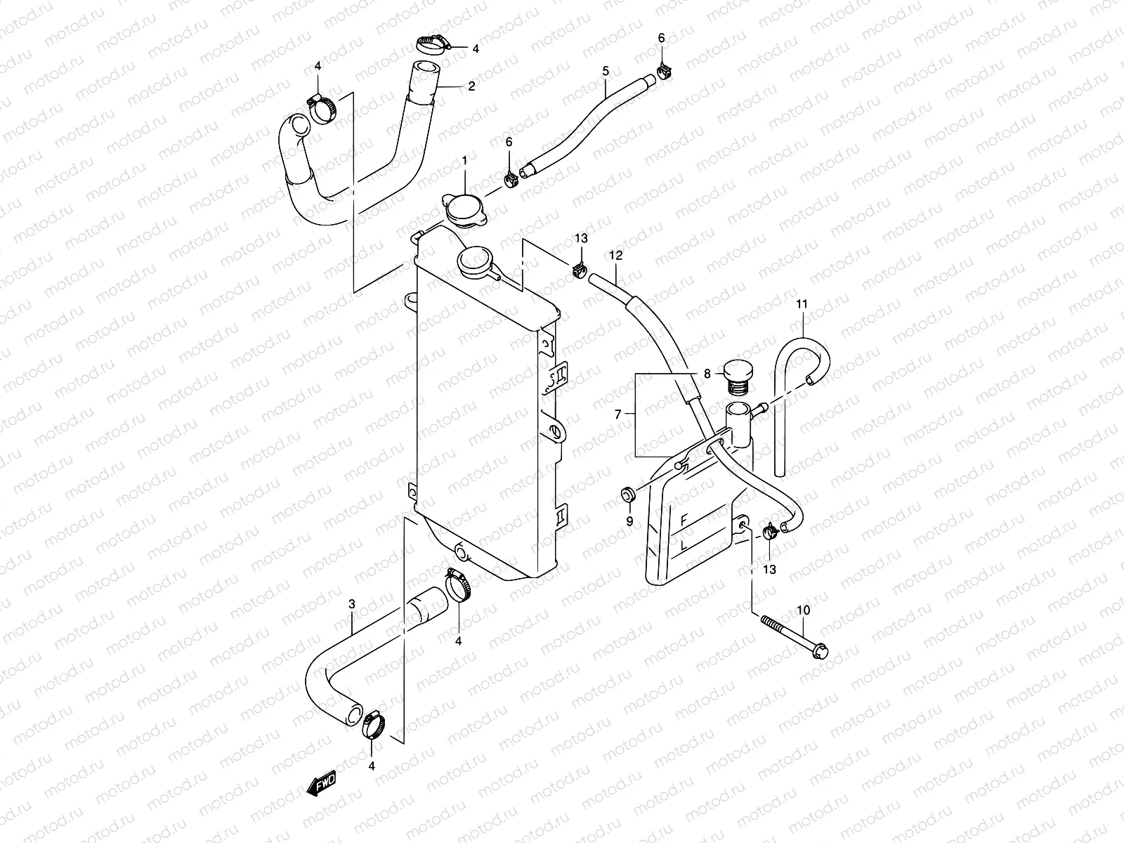 20 - RADIATOR HOSE