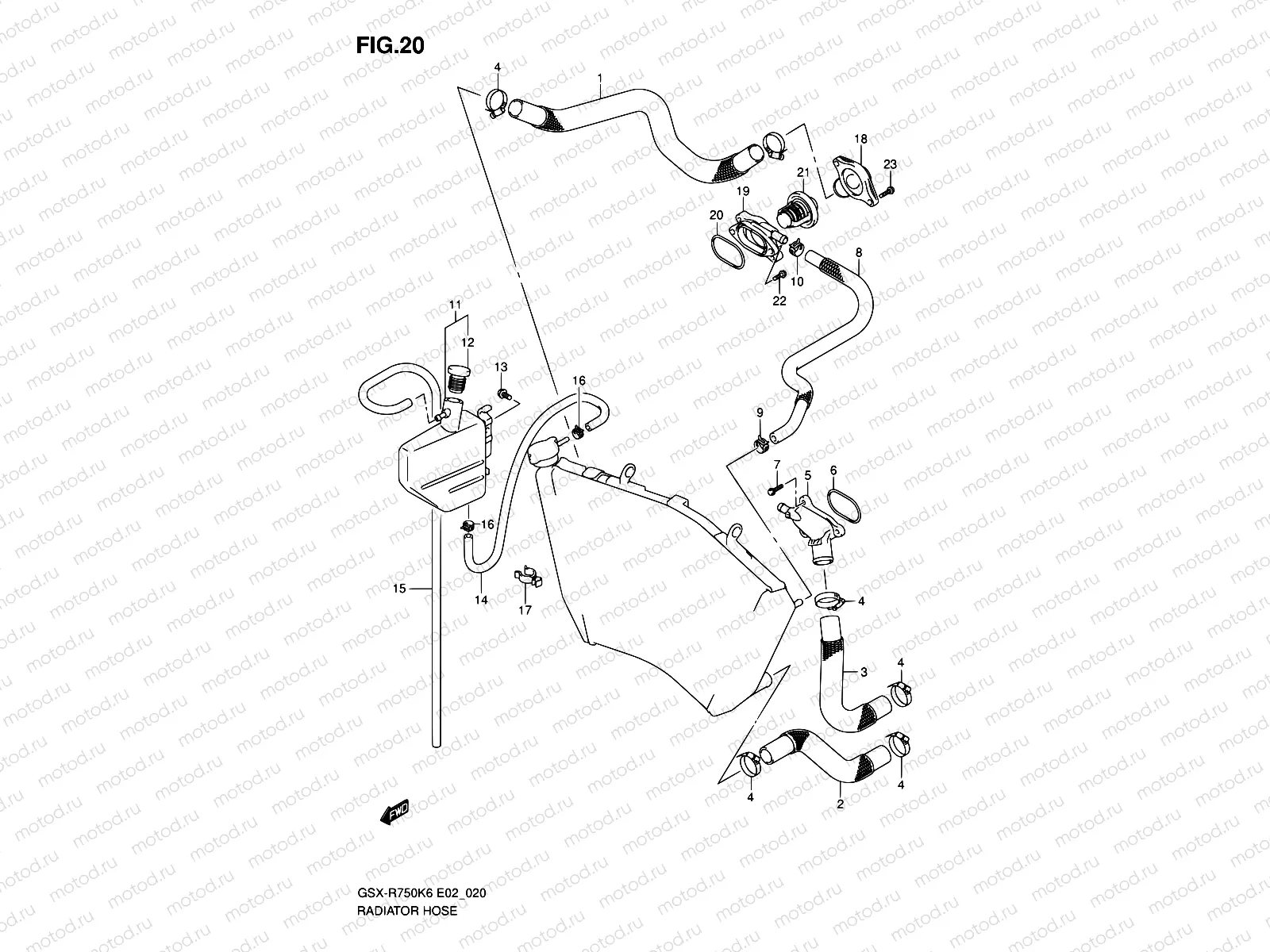 20 - RADIATOR HOSE