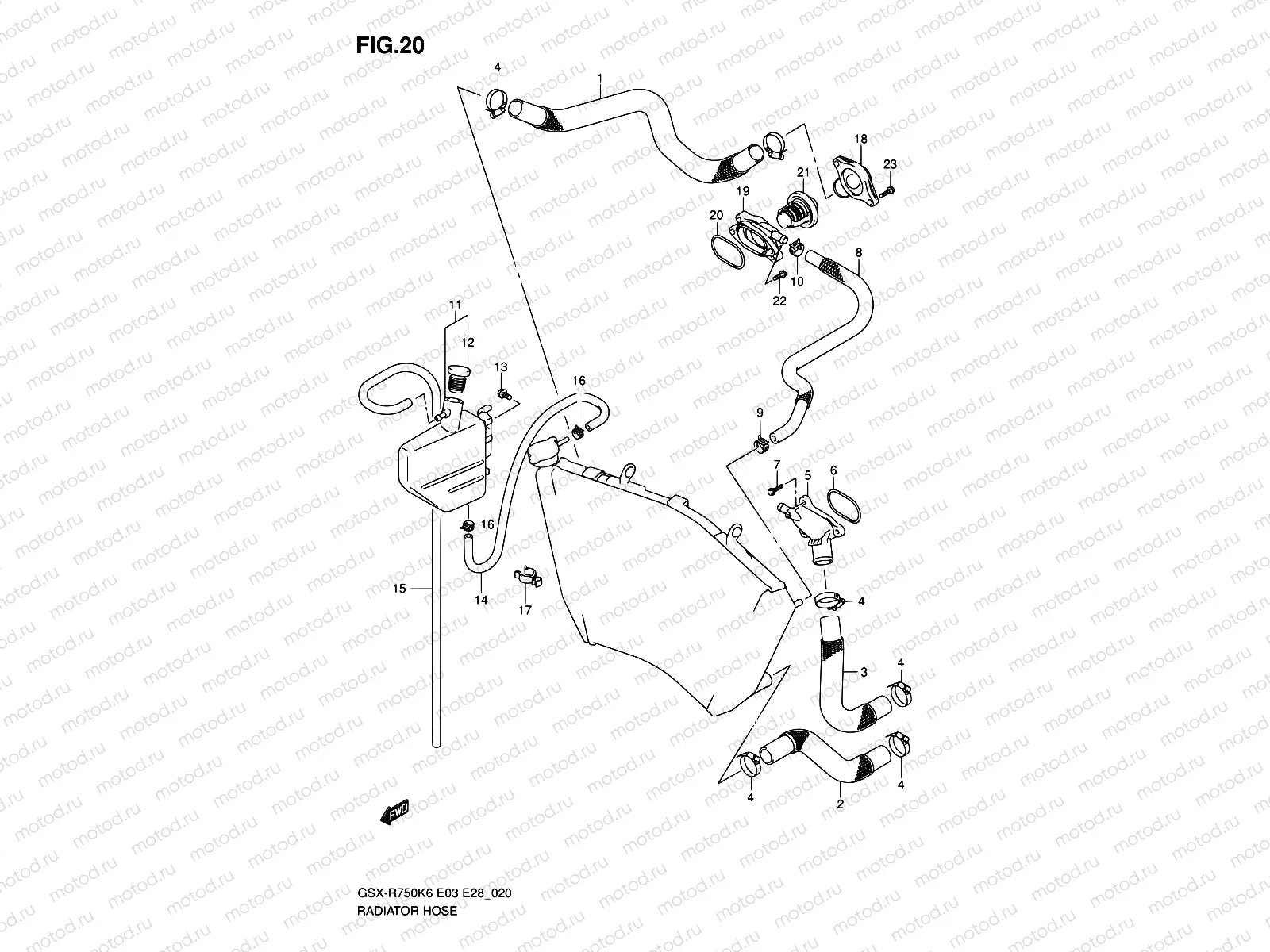 20 - RADIATOR HOSE
