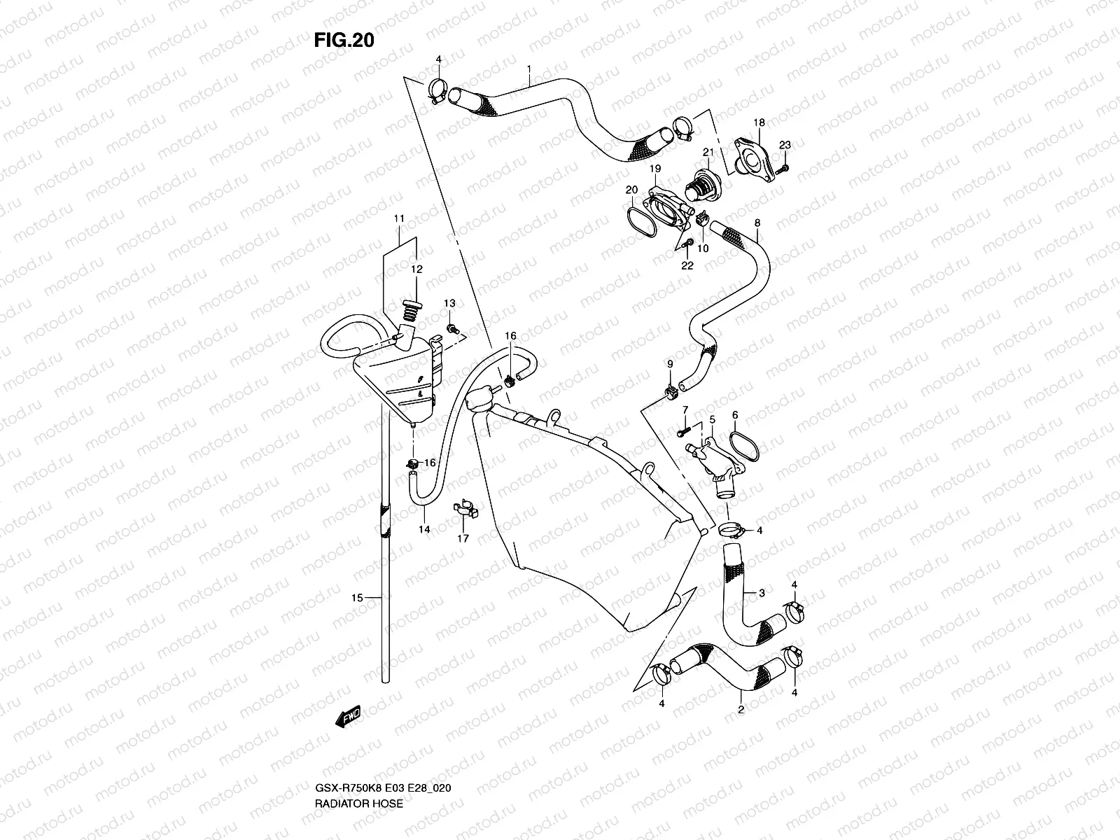 20 - RADIATOR HOSE