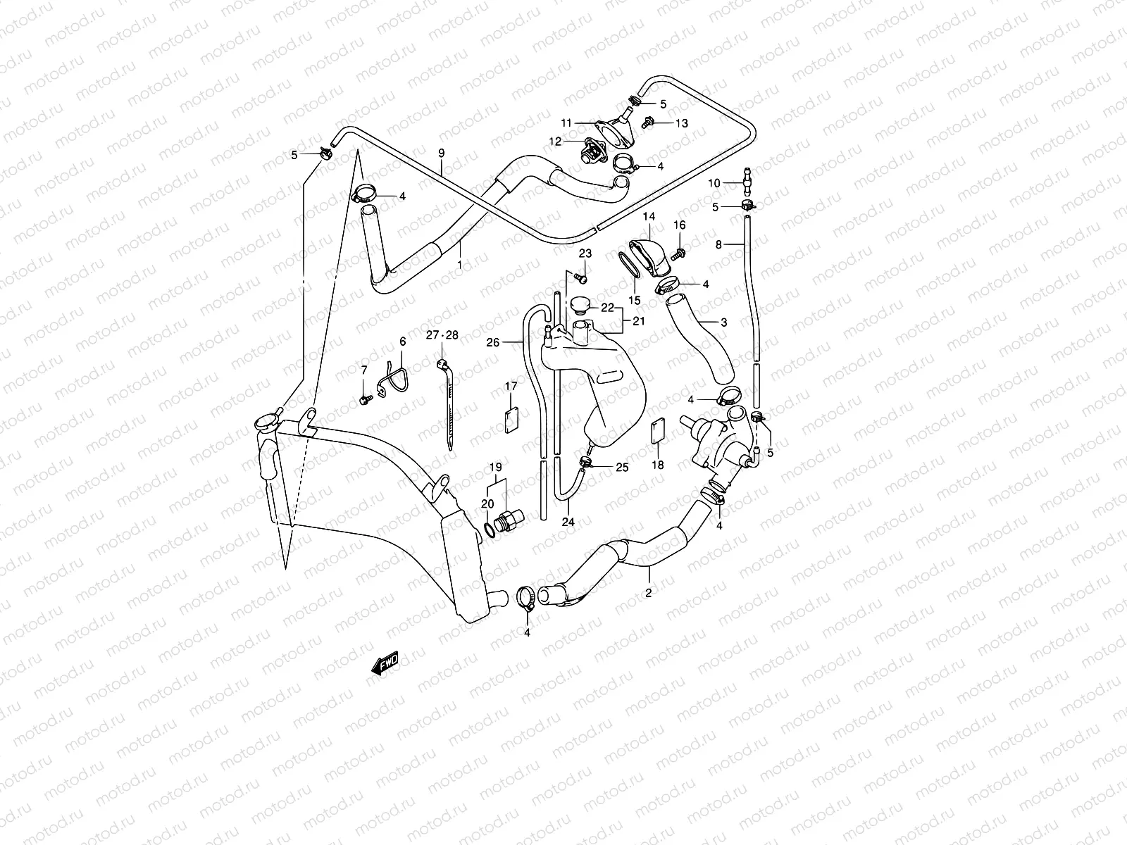 20 - RADIATOR HOSE