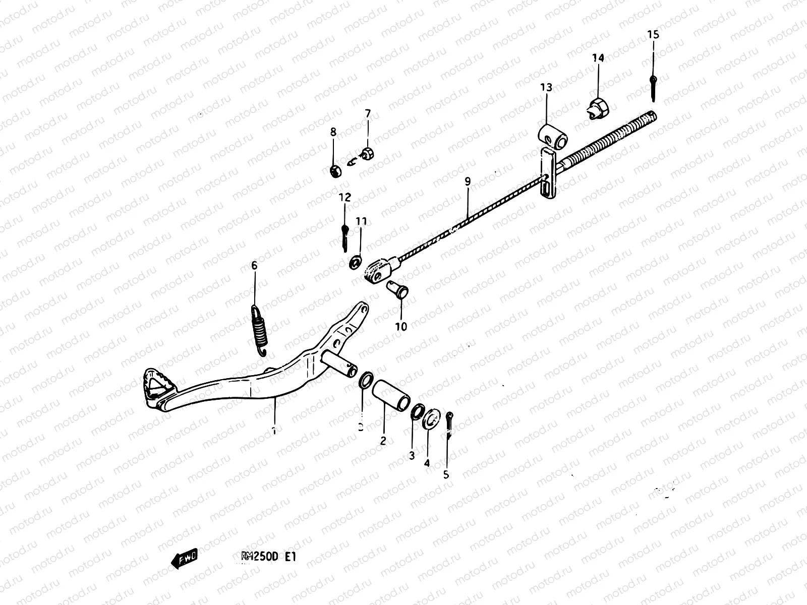 20 - REAR BRAKE MODEL Z
