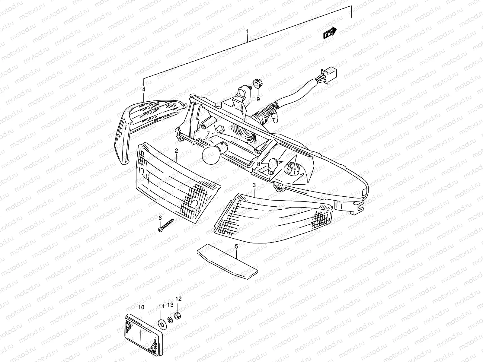 20 - REAR COMBINATION LAMP
