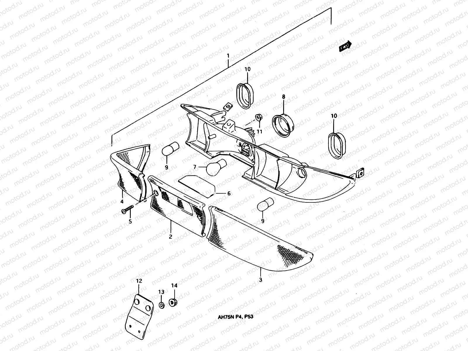 20 - REAR COMBINATION LAMP