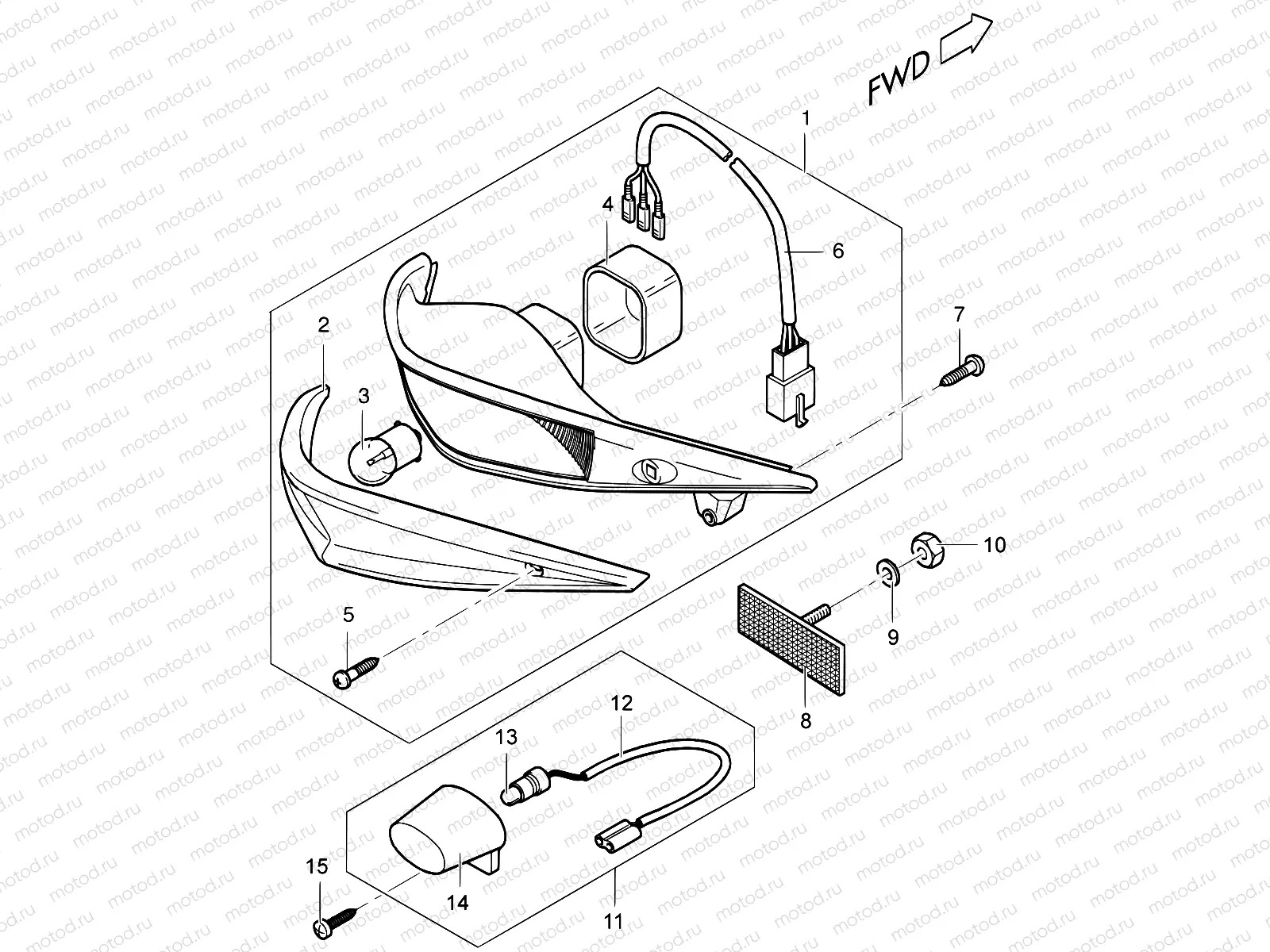 20 - REAR COMBINATION LAMP