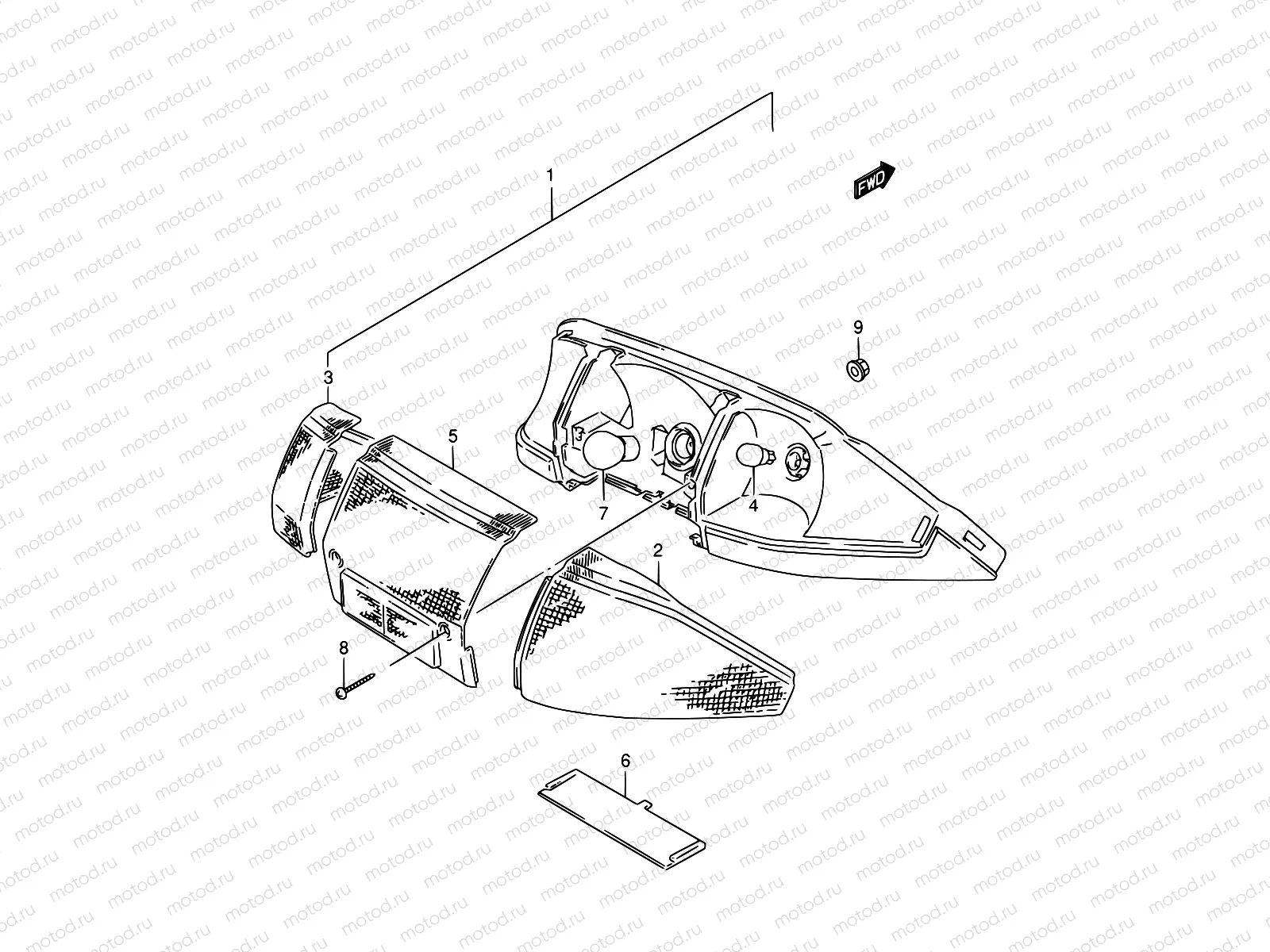 20 - REAR COMBINATION LAMP