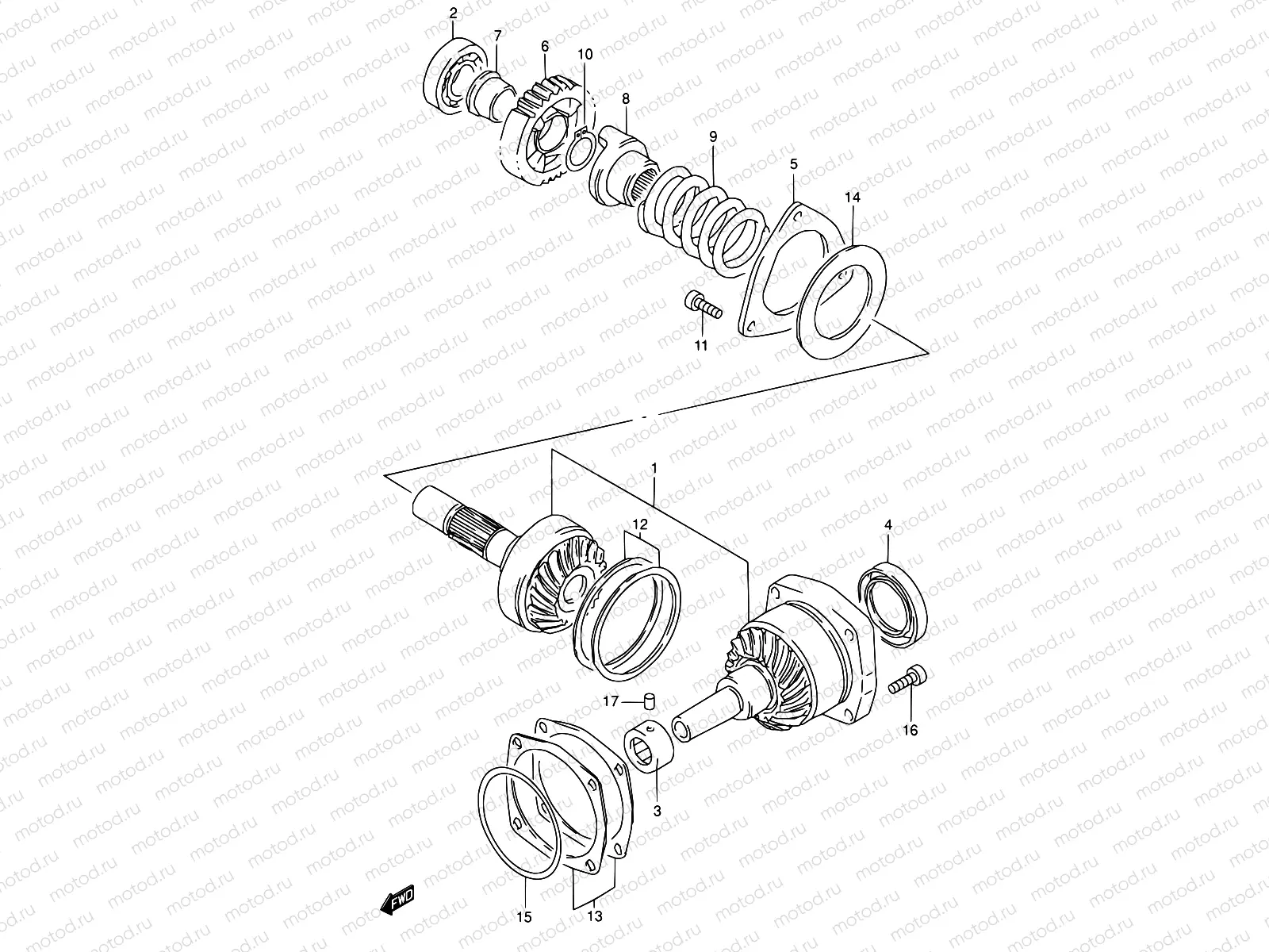 20 - SECONDARY DRIVE GEAR