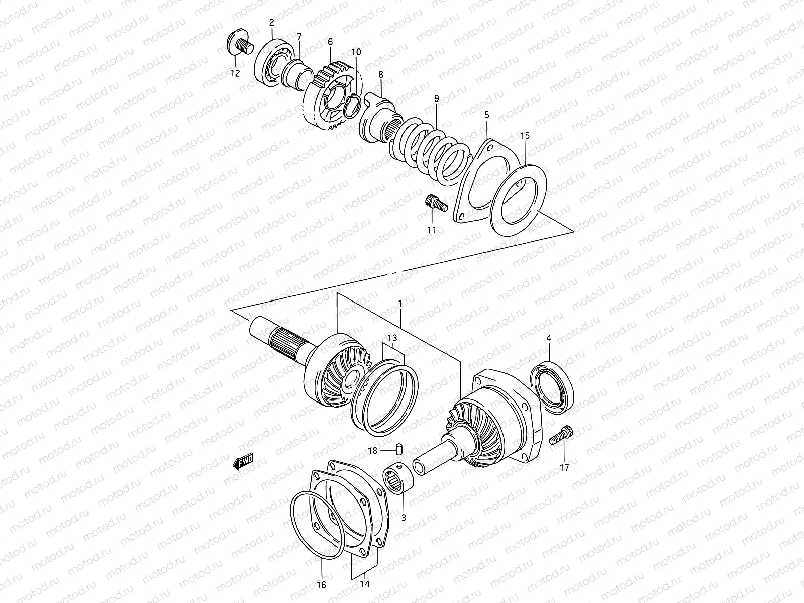 20 - SECONDARY DRIVE GEAR
