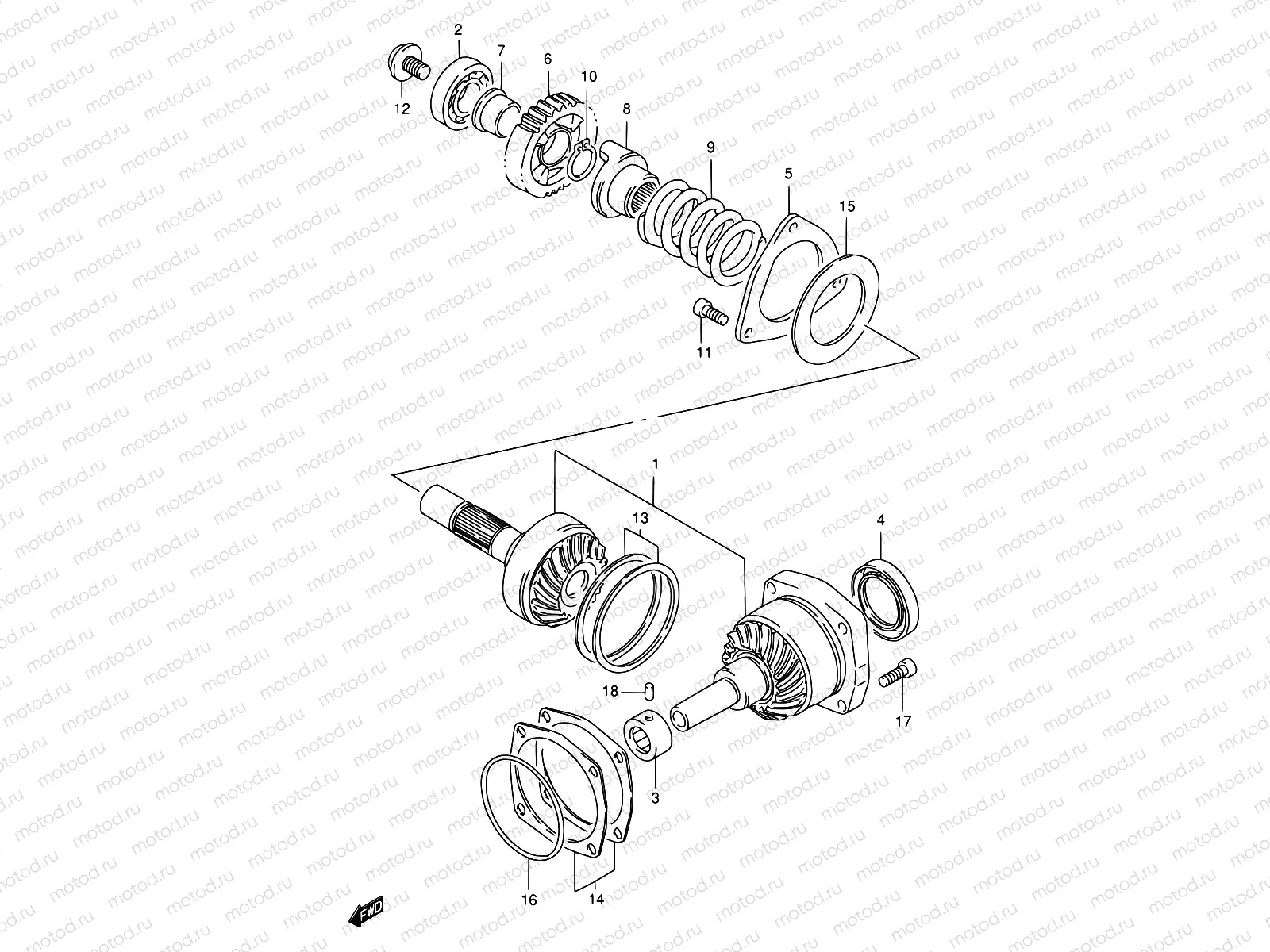 20 - SECONDARY DRIVE GEAR