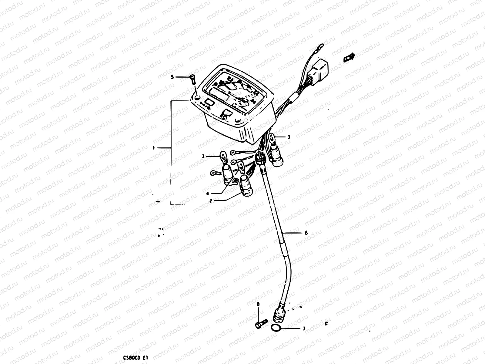 20 - SPEEDOMETER (E02, E17, E22)