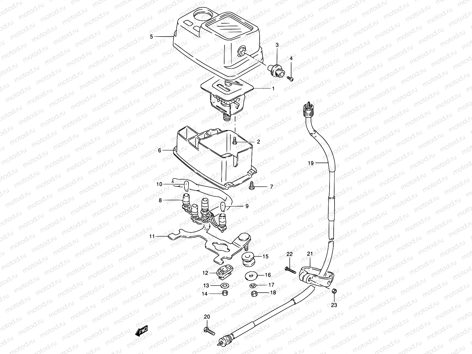 20 - SPEEDOMETER (MODEL K1 E24/MODEL K2 P09)