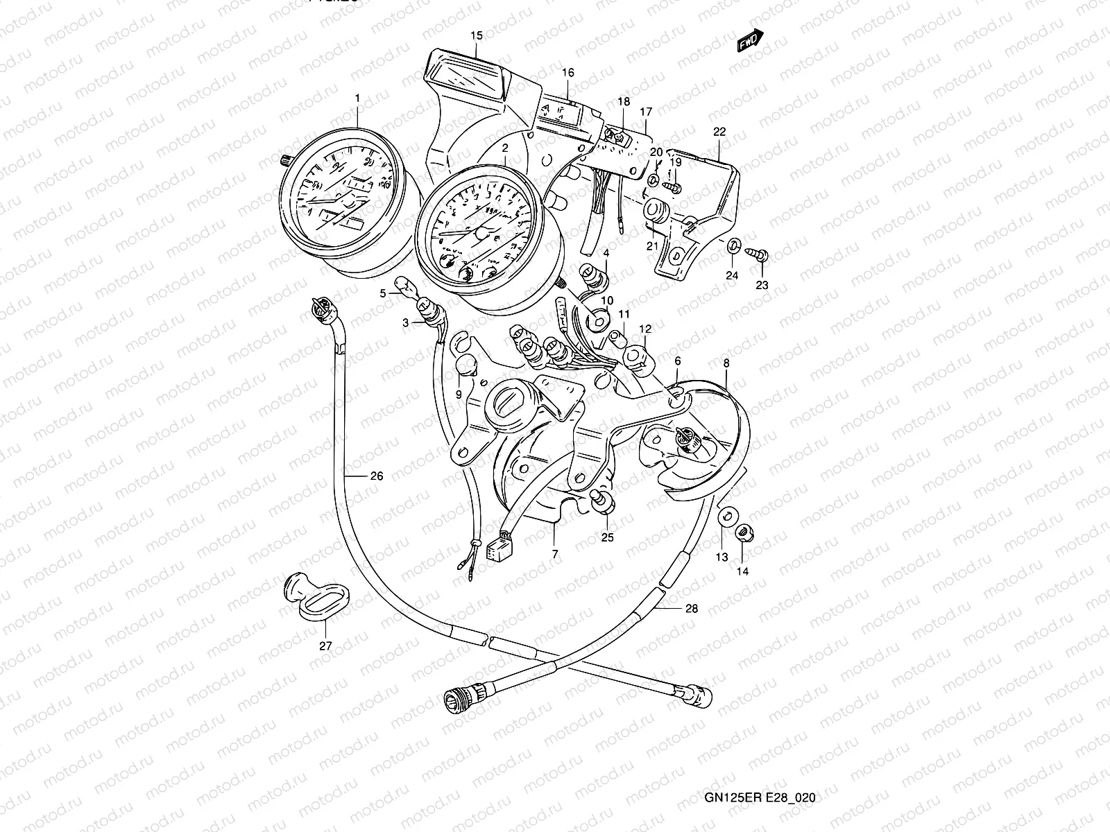 20 - SPEEDOMETER - TACHOMETER