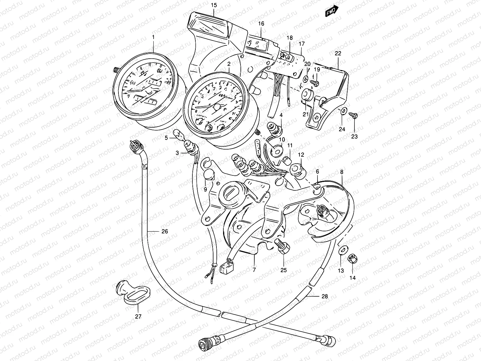 20 - SPEEDOMETER - TACHOMETER