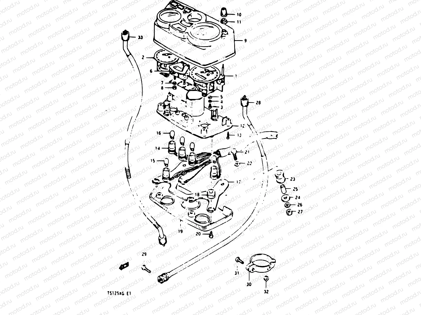 20 - SPEEDOMETER - TACHOMETER (MODEL F/G)