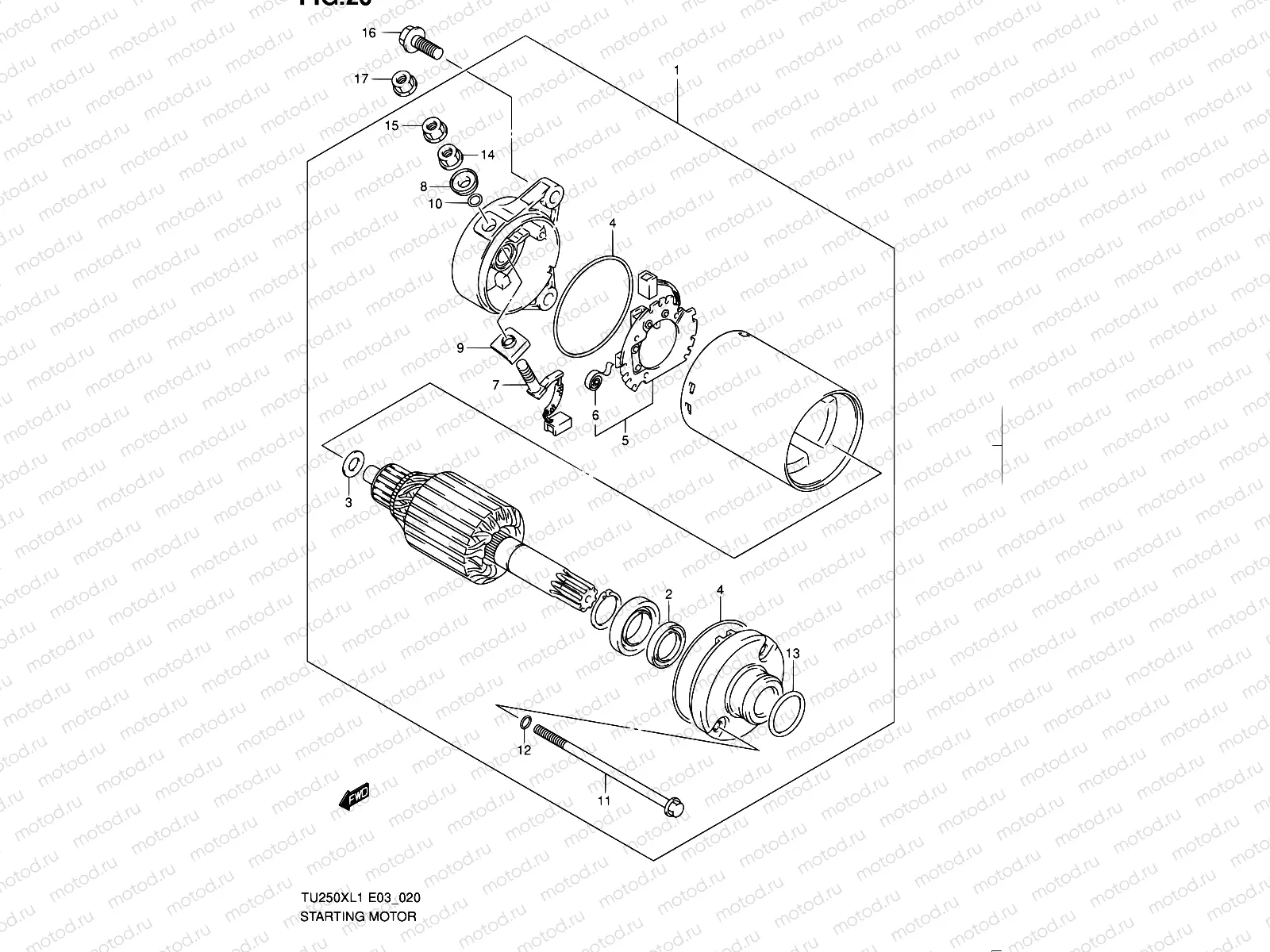 20 - STARTING MOTOR