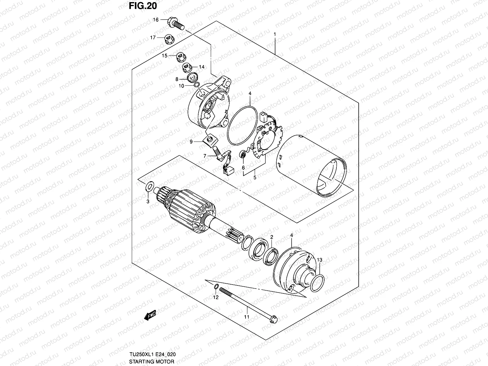 20 - STARTING MOTOR