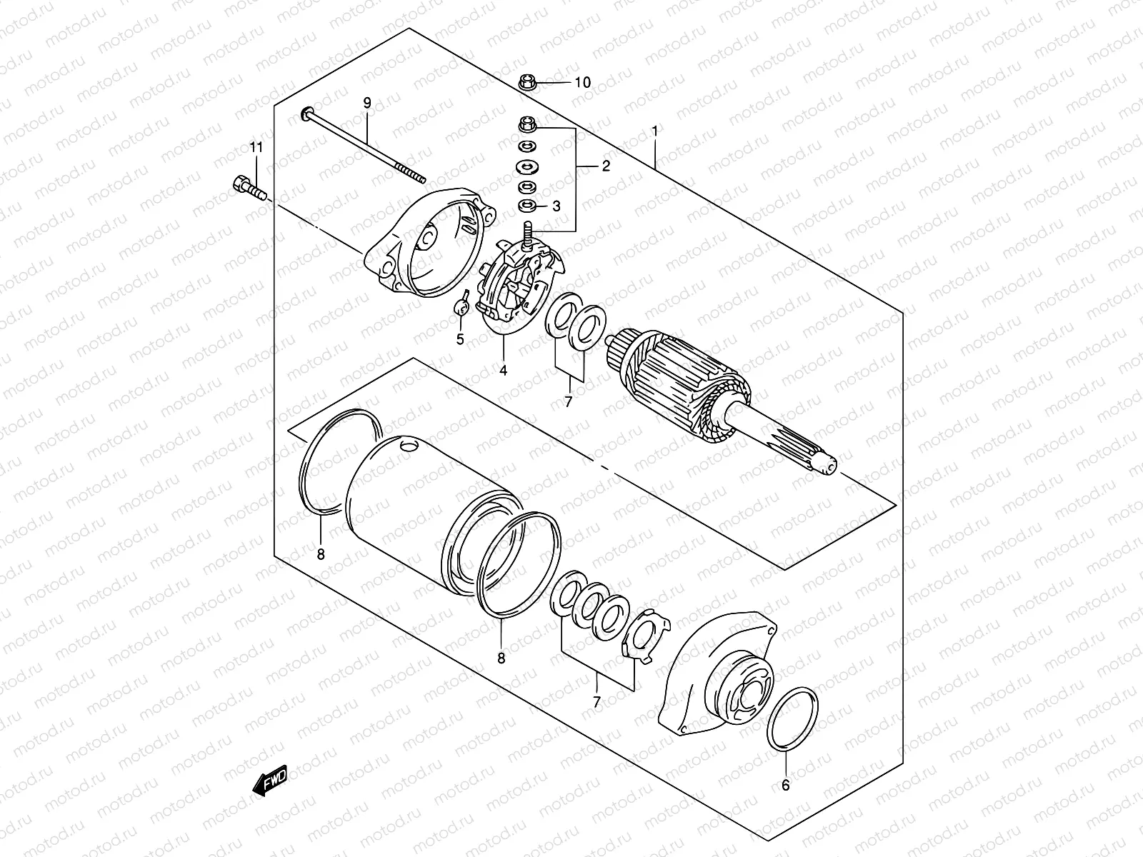 20 - STARTING MOTOR