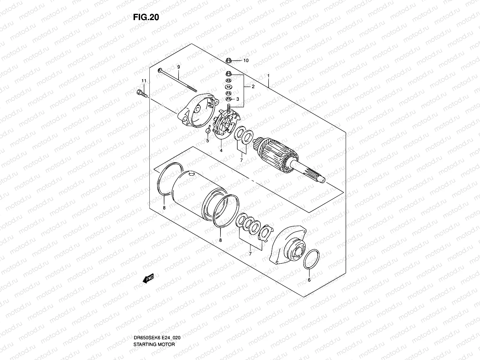 20 - STARTING MOTOR