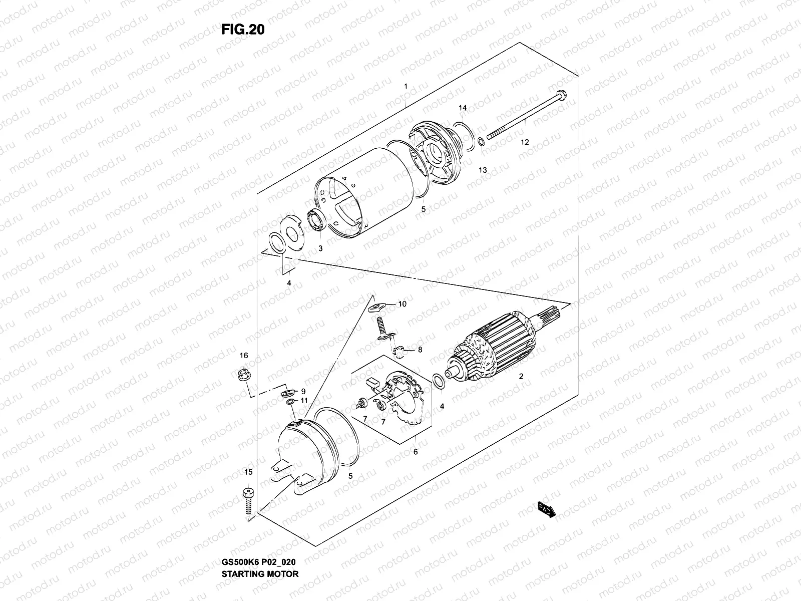 20 - STARTING MOTOR