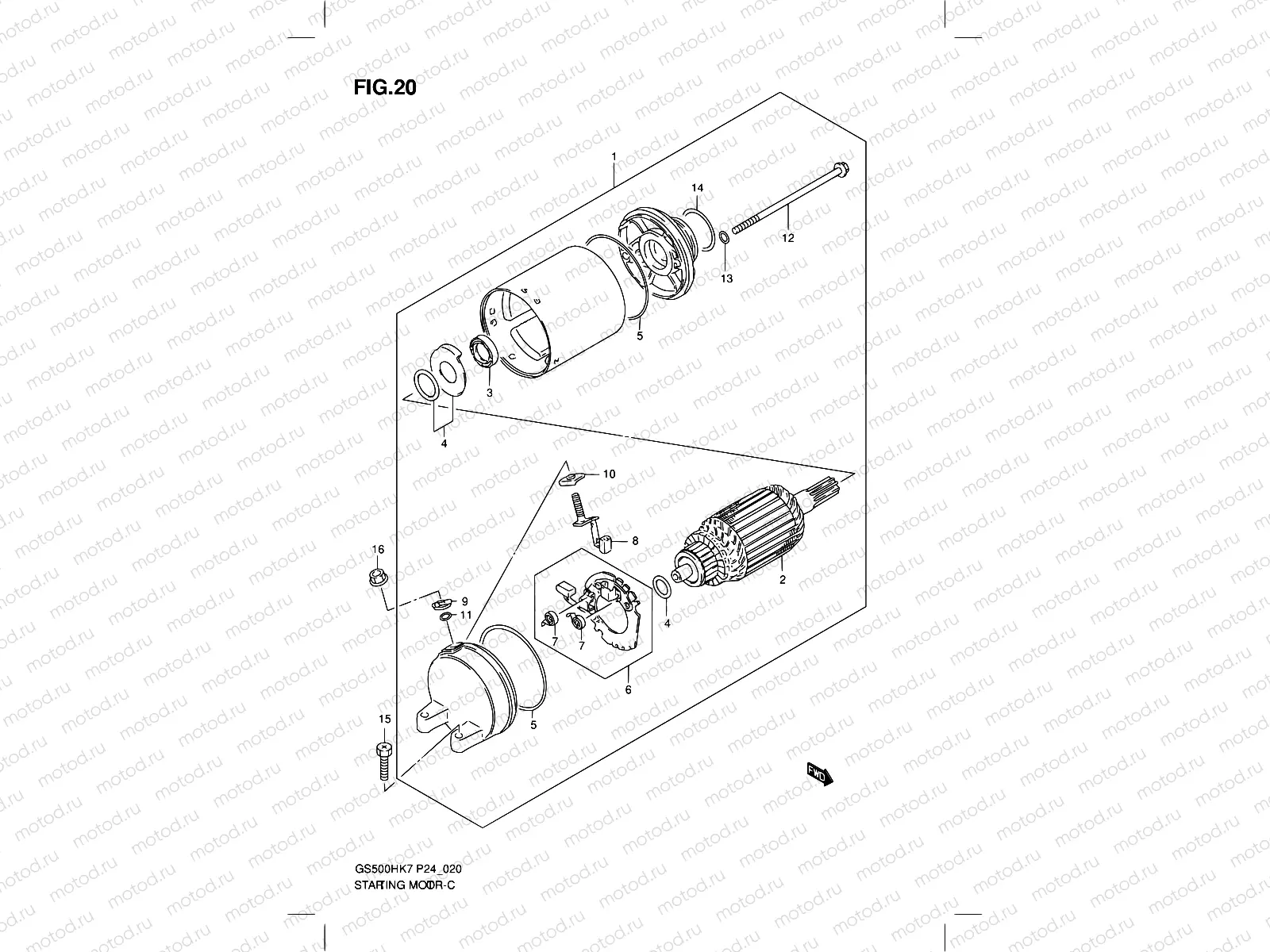 20 - STARTING MOTOR