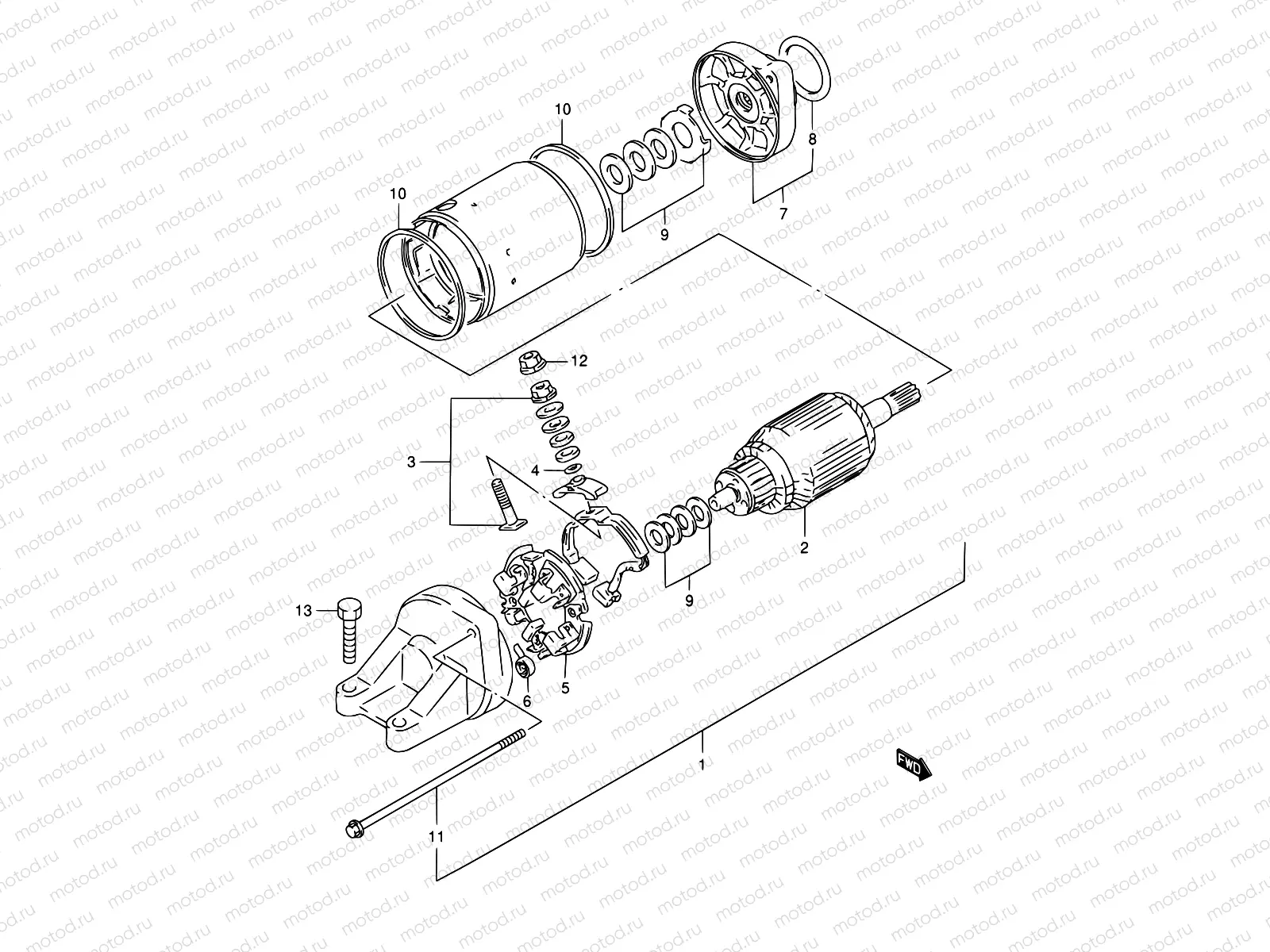 20 - STARTING MOTOR