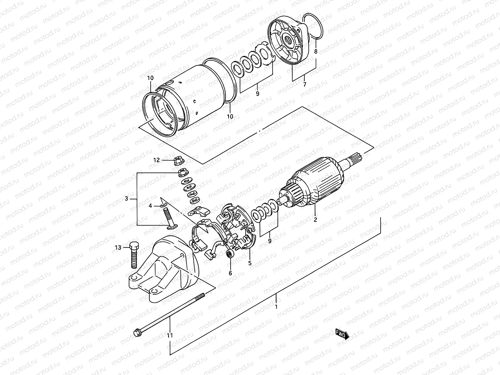 20 - STARTING MOTOR