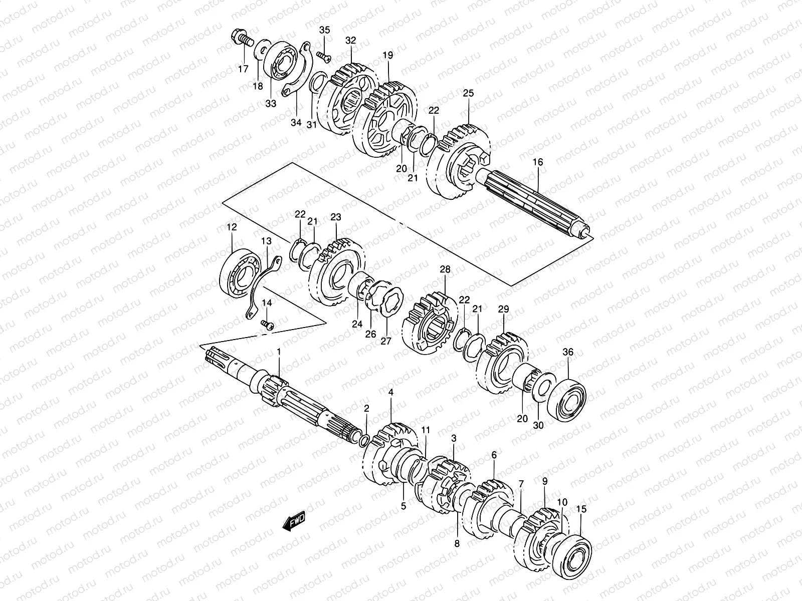 20 - TRANSMISSION (MODEL K5)