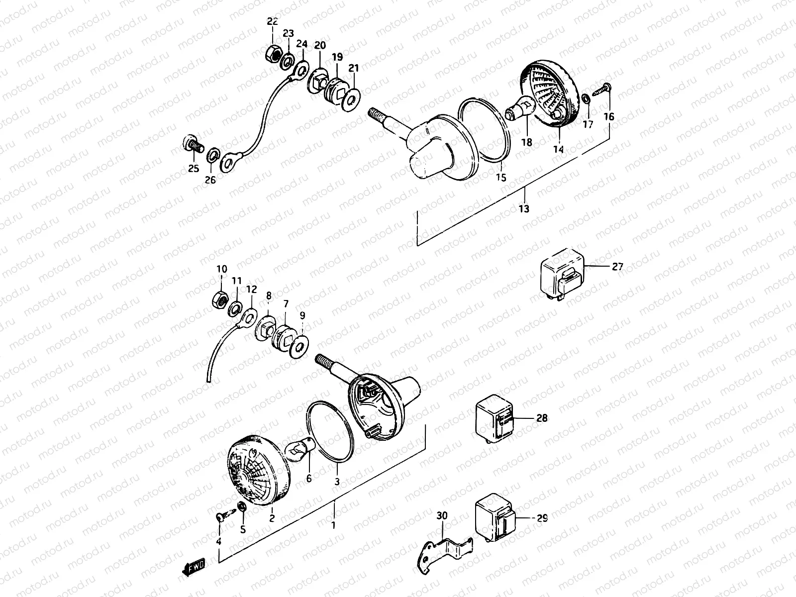 20 - TURN SIGNAL LAMP
