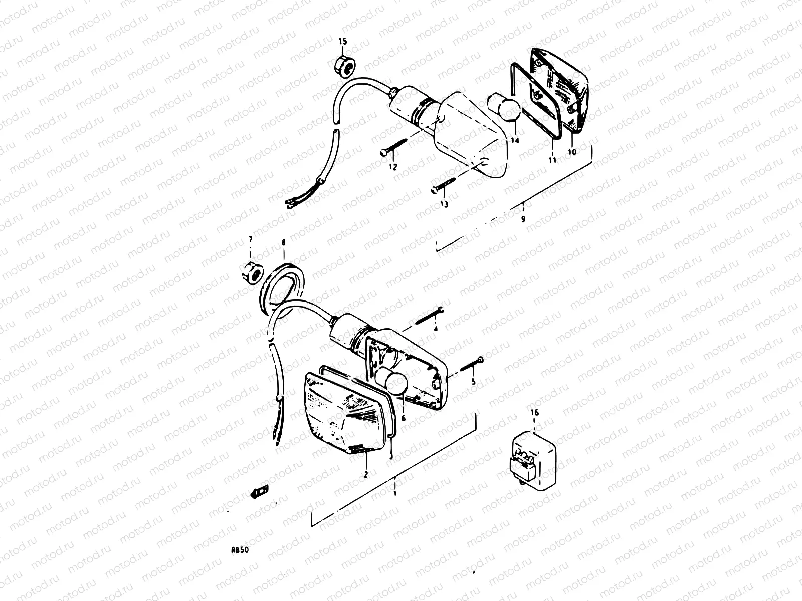 20 - TURN SIGNAL LAMP