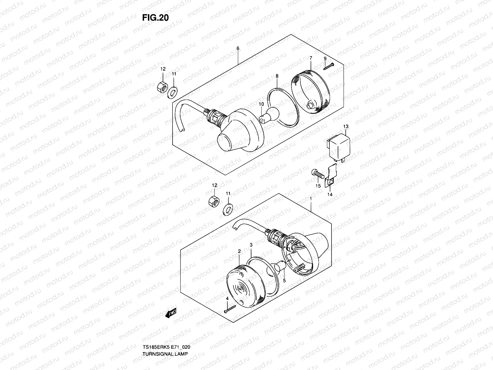 20 - TURN SIGNAL LAMP