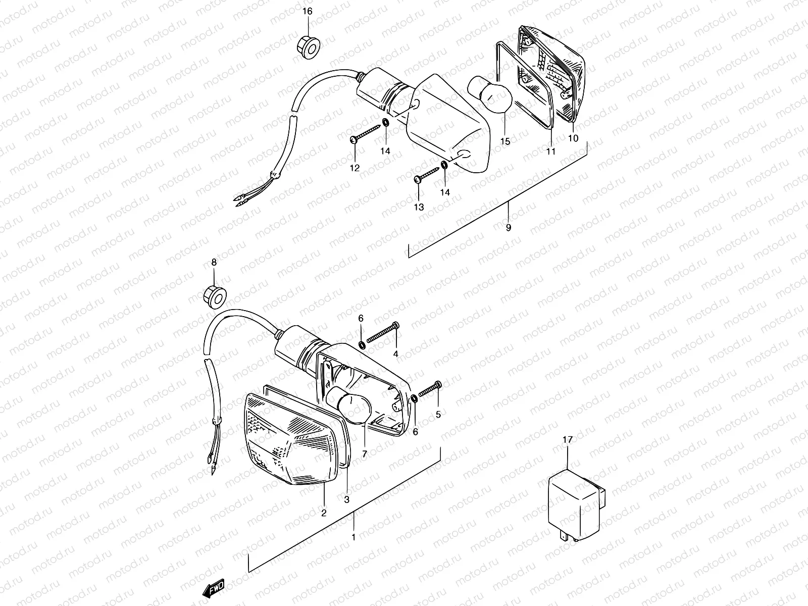 20 - TURN SIGNAL LAMP (E04)