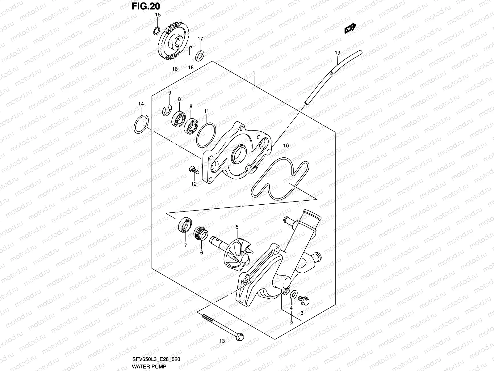 20 - WATER PUMP