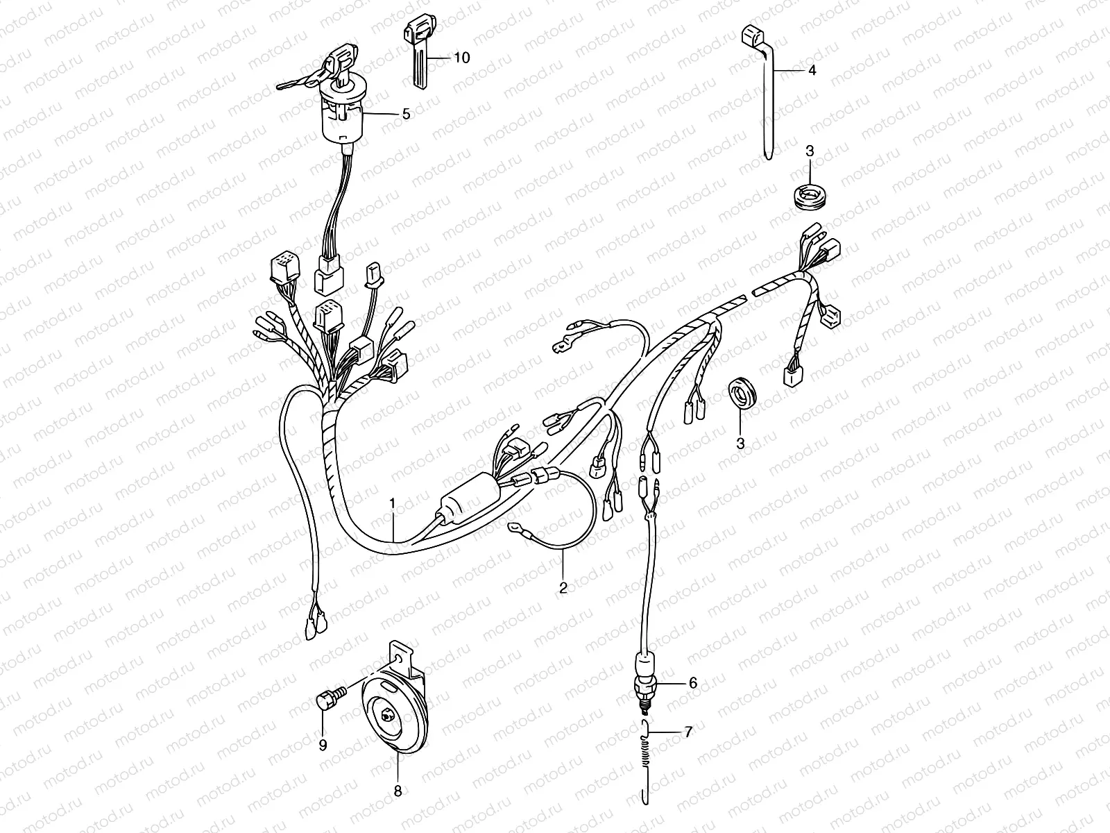 20 - WIRING HARNESS (MODEL M)