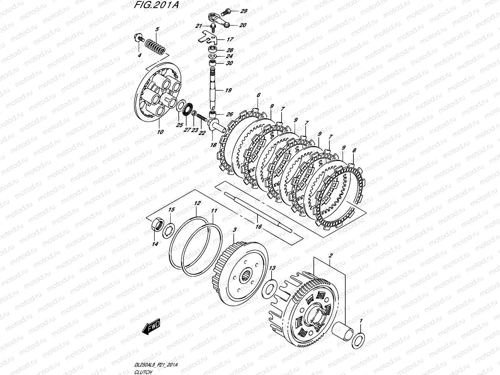 201A - CLUTCH