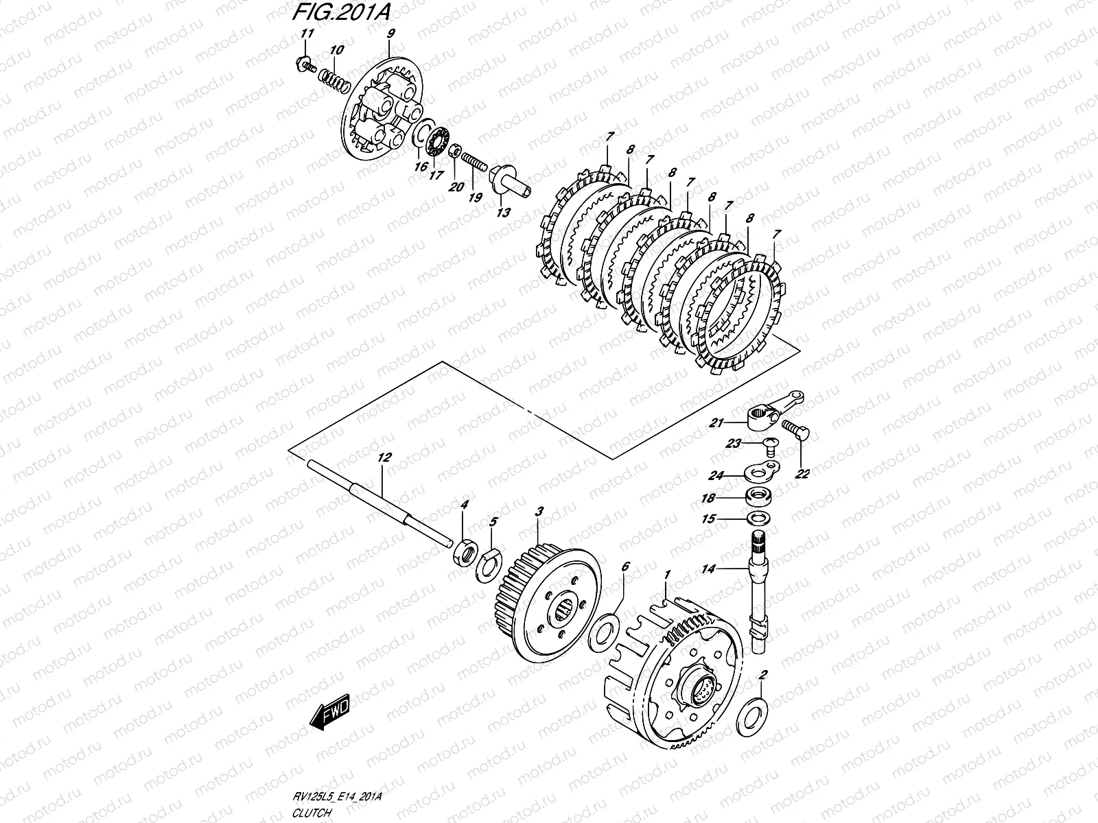 201A - CLUTCH