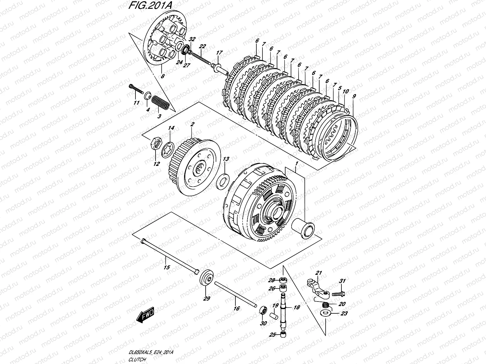 201A - CLUTCH