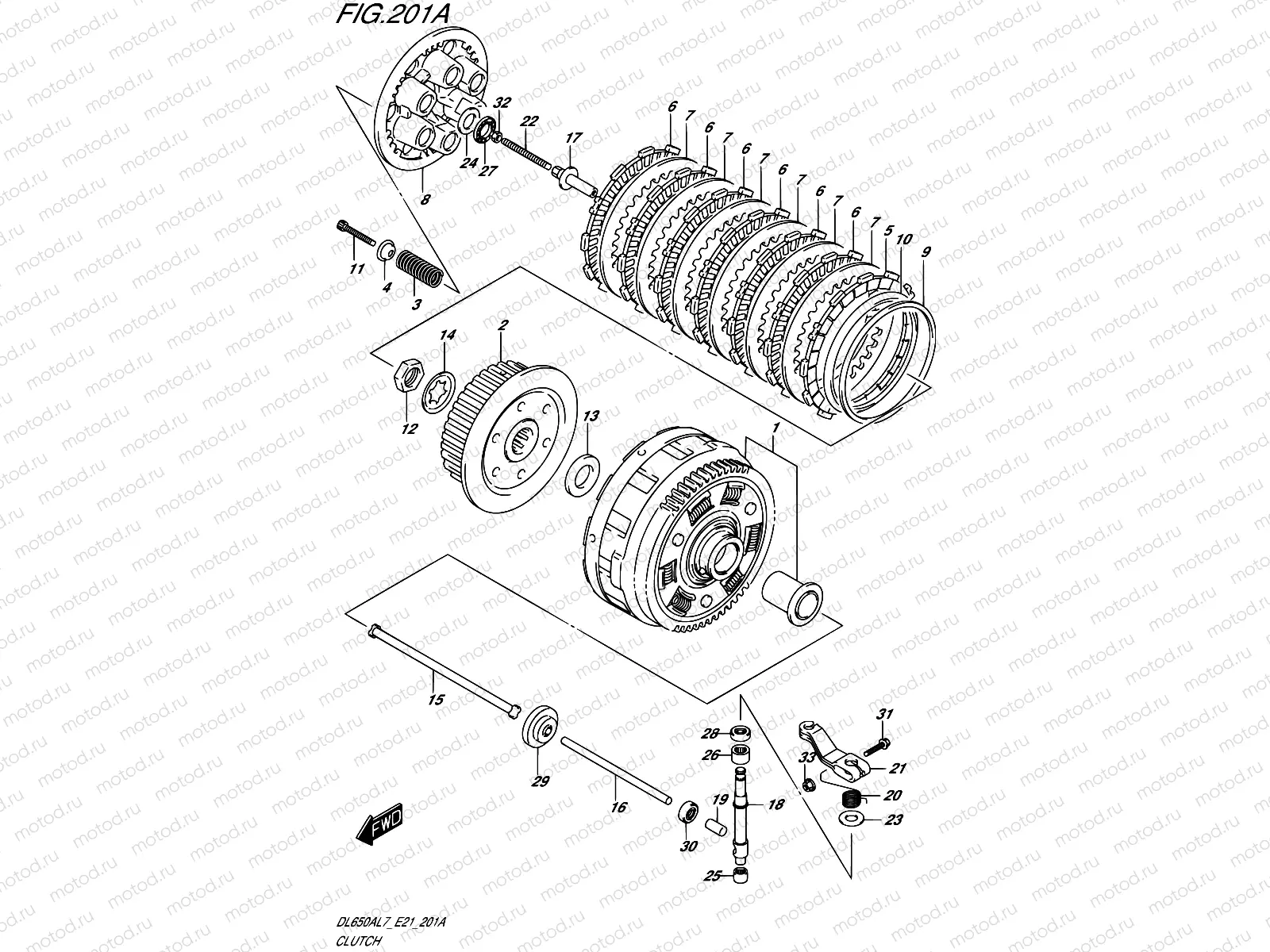 201A - CLUTCH