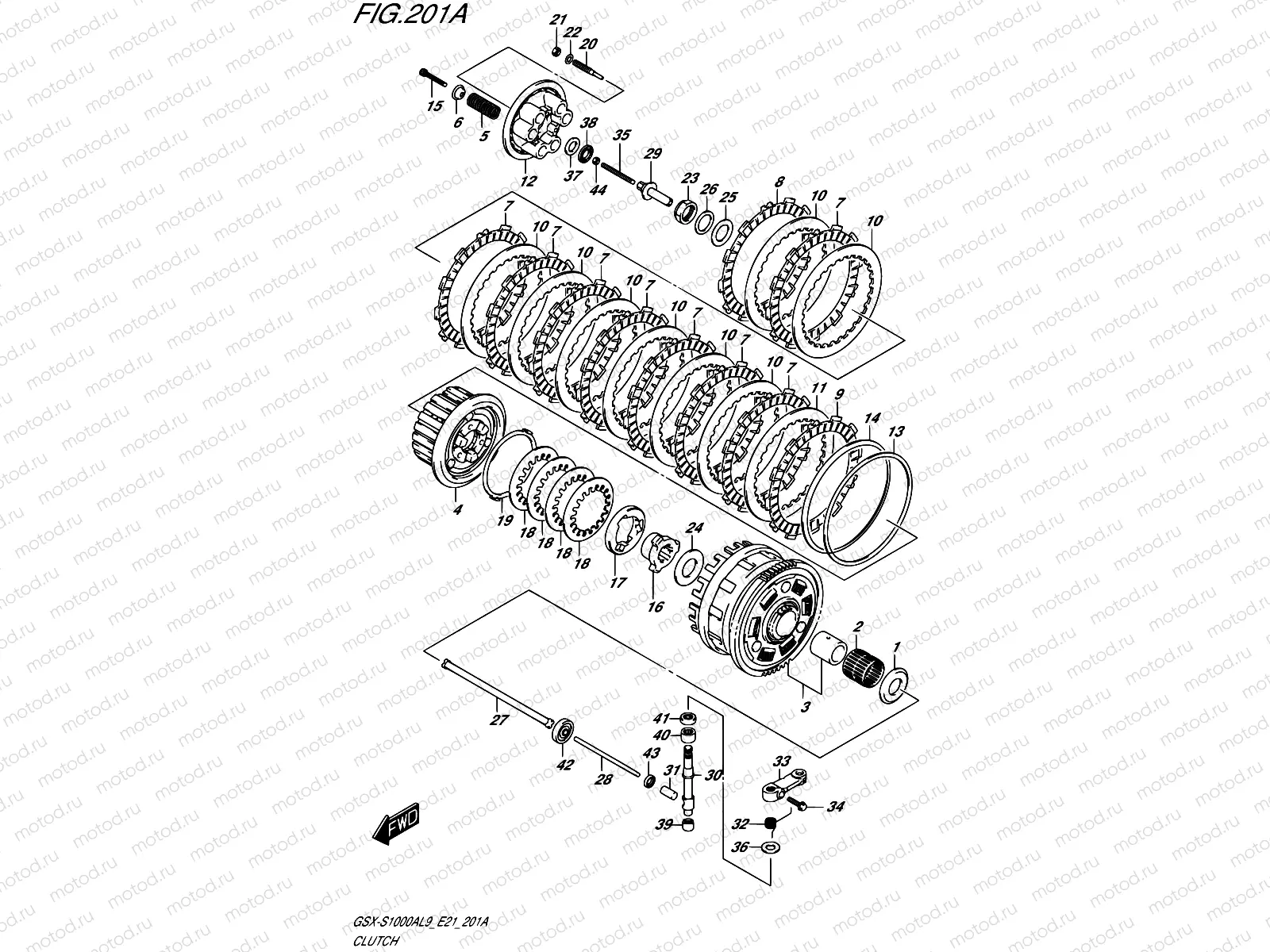 201A - CLUTCH