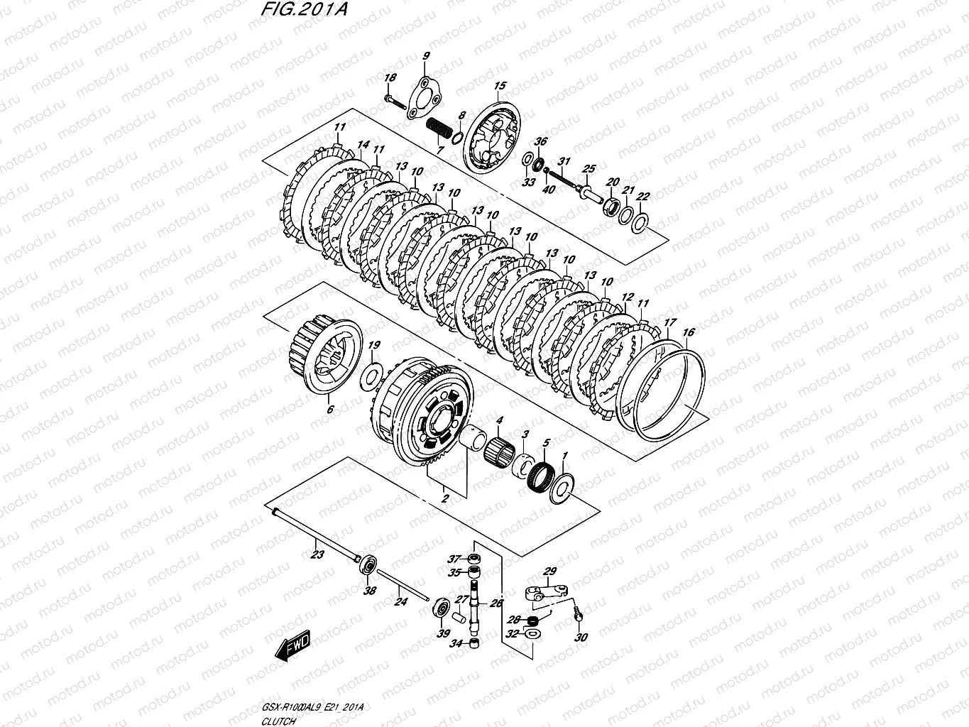 201A - CLUTCH