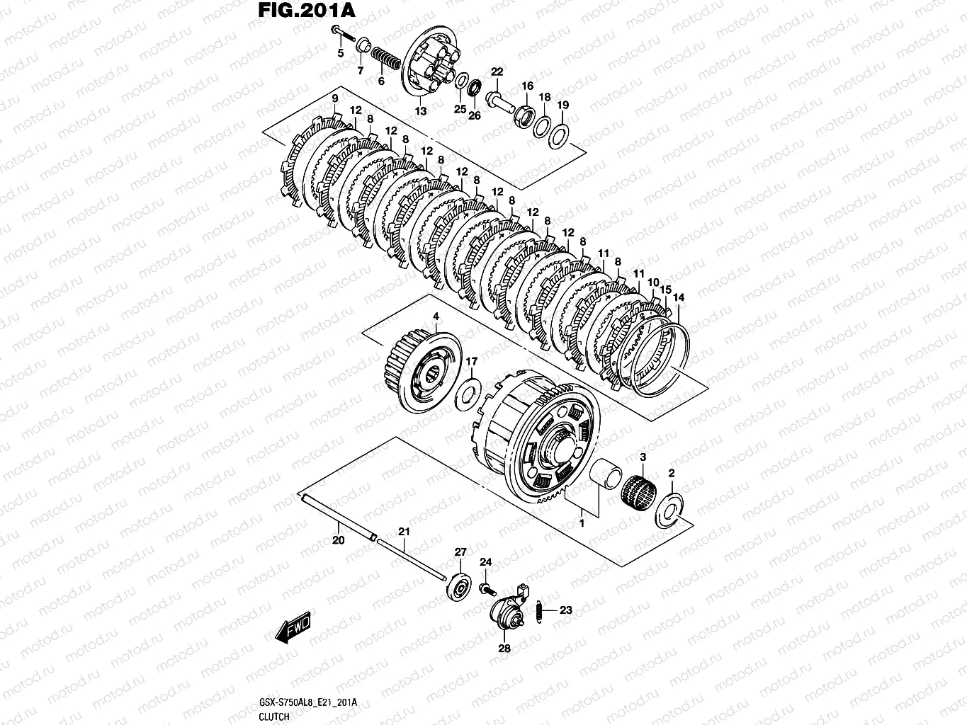 201A - CLUTCH
