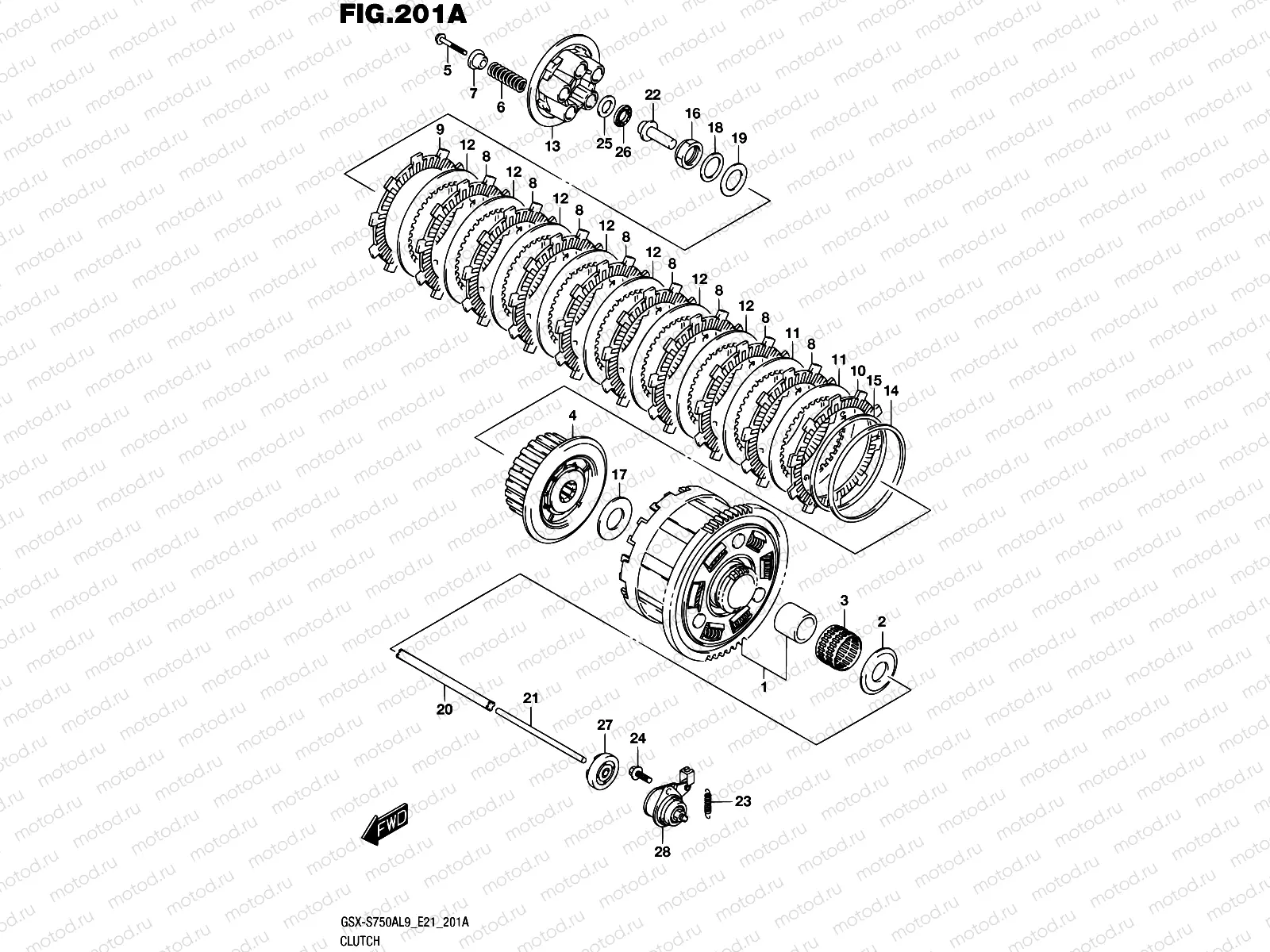 201A - CLUTCH