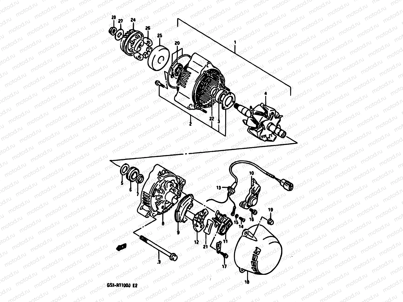 20A - ALTERNATOR (MODEL J)