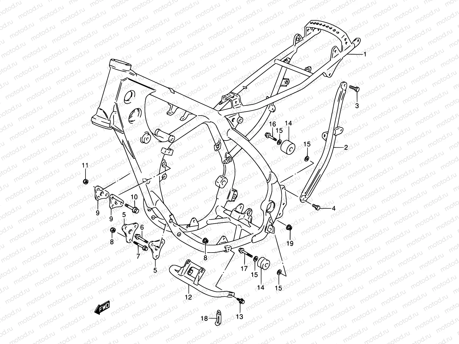 20A - FRAME (MODEL S/T)