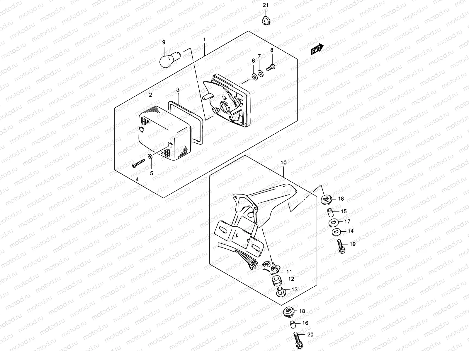 20A - REAR COMBINATION LAMP (E01,E71,P09)