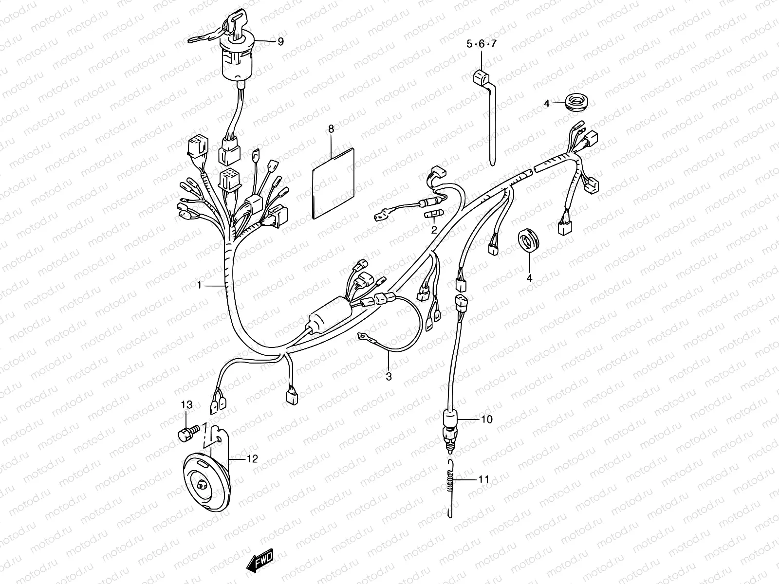 20A - WIRING HARNESS (MODEL T)